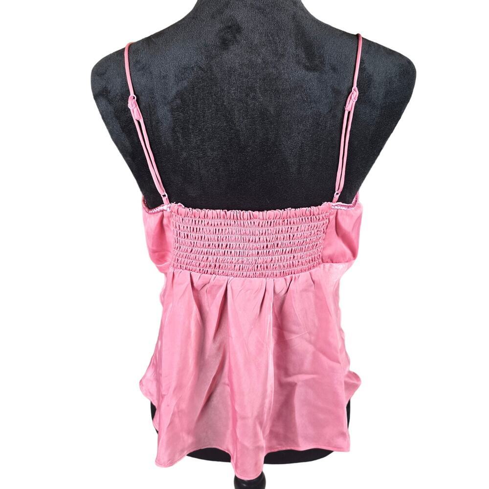 Intimately Free People Lyric Satin Pink Cami Tank Size Medium - Picture 3 of 5